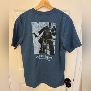 Men’s Carhartt Archive Edition Blue Tee, Relaxed fit, M